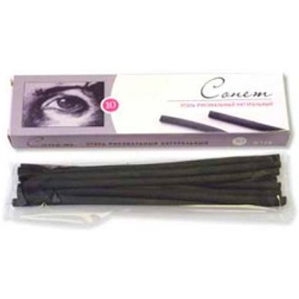 Уголь натуральный "Сонет", 4-6 мм, набор 10 шт.