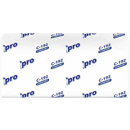 Полотенца бумажные  PROtissue V - сложение 250 листов, 1 слой, 100% целлюлоза