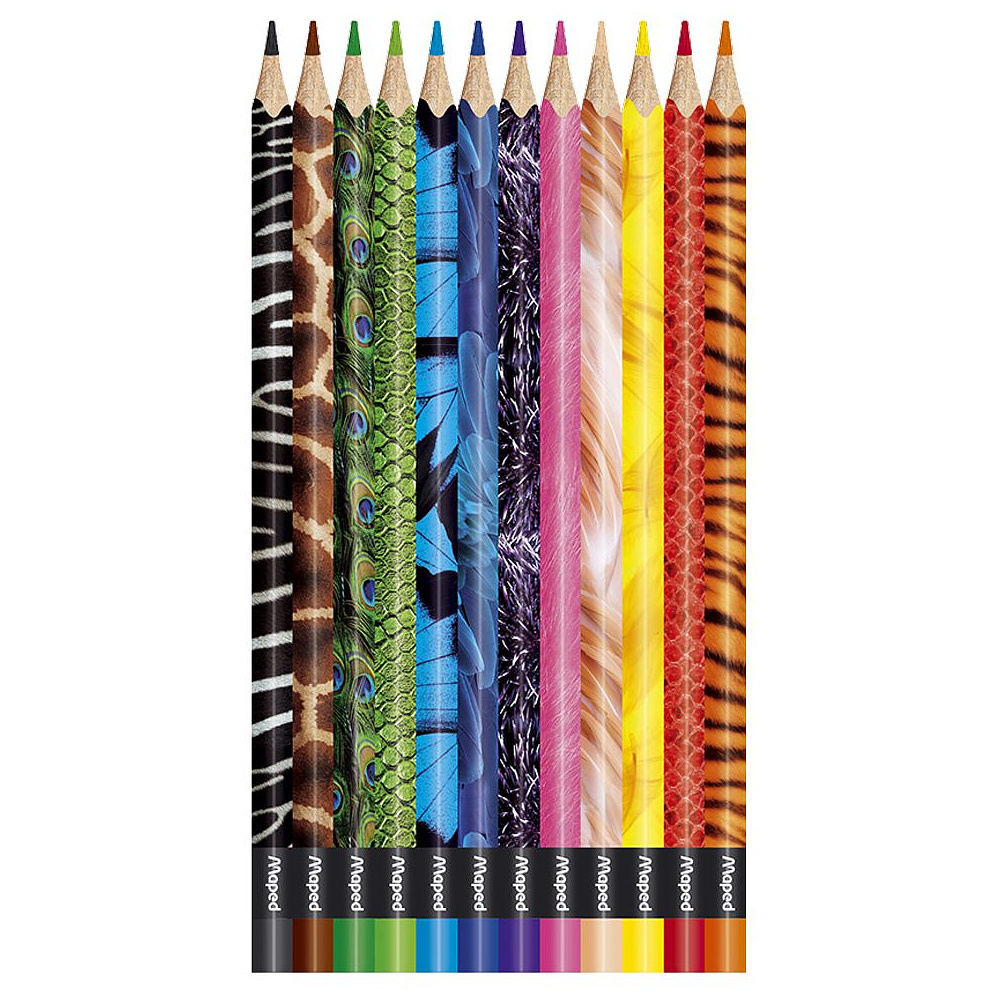 Цветные карандаши Maped "Color' Peps Animal", 12 цветов - 2