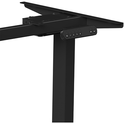 Стол с электроприводом WellDesk Prime 1300x675х18 черный/дуб бардолино натуральный (9191461+9072452) - 6