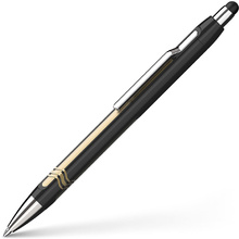 Ручка шариковая автоматическая "Schneider Epsilon Touch", черный, золотой, стерж. синий