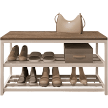 Обувница ALLERD 2 RION, белый муар