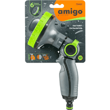 Пистолет-распылитель Amigo Grande 79401, 2/4", 6 функций