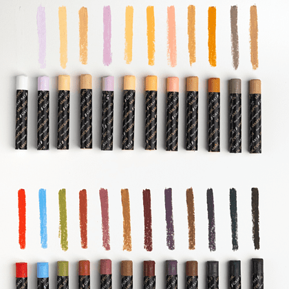 Набор масляной пастели "Малевичъ", профессиональная, портрет, 24 цвета - 5