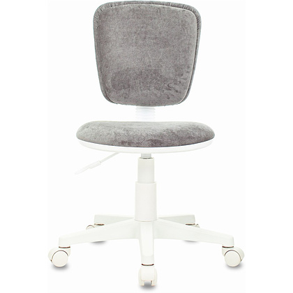 Кресло детское Бюрократ CH-W204NX, ткань, пластик, серый - 2