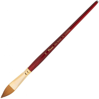 Кисть для рисования "Pinax ORO ROSSO", синтетика, "кошачий язык", №16