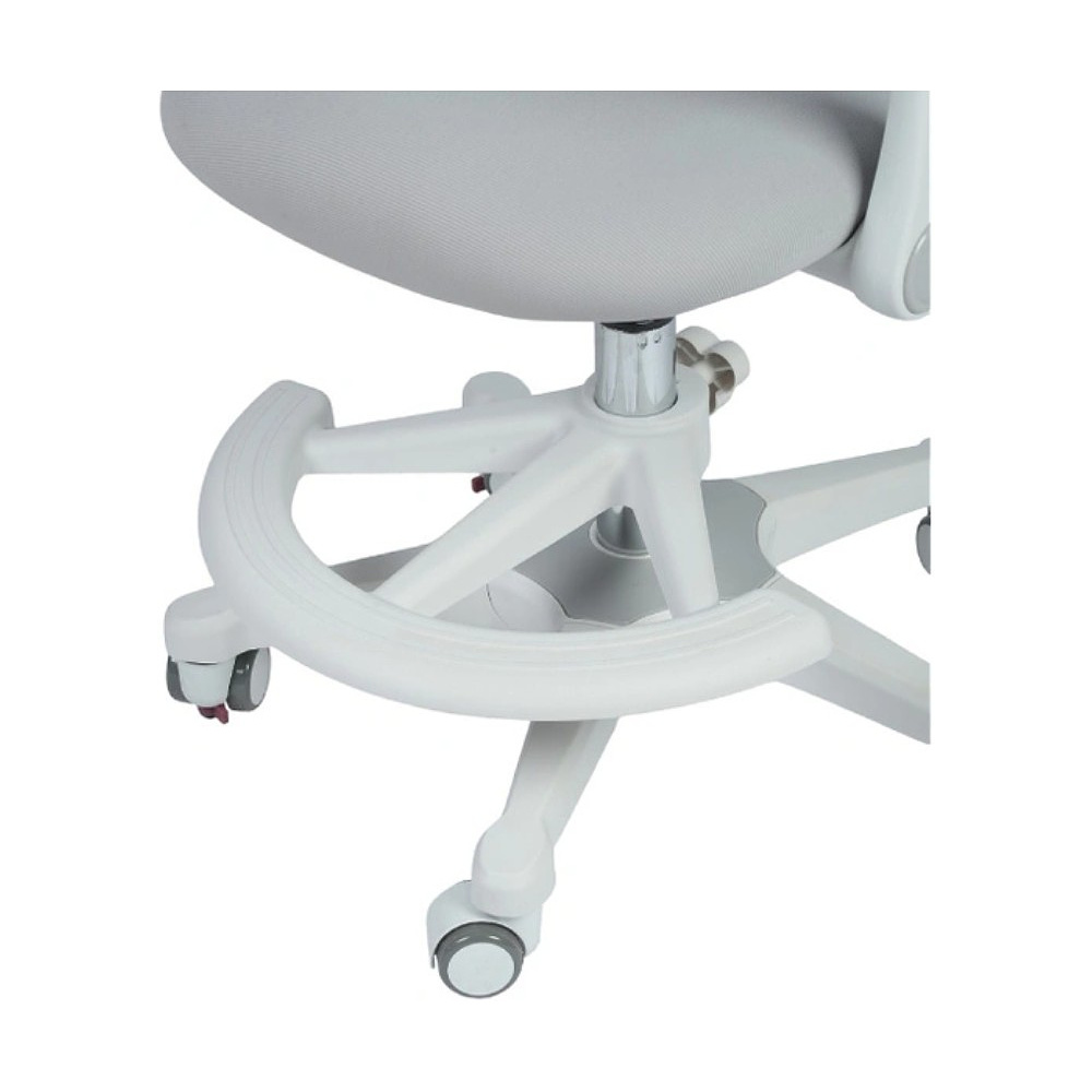 Кресло детское YOKA YC-2 Lenny, сетчатая ткань, серый, пластик, белый - 5