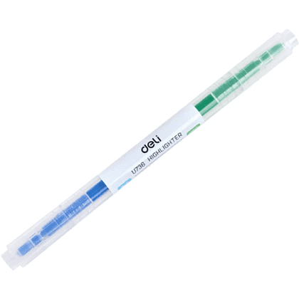 Набор маркеров текстовых "Double ended", 3 шт, ассорти - 6