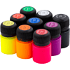 Краска акриловая по ткани "Декола неон", набор 9 цветов, 20 мл, банки - 8