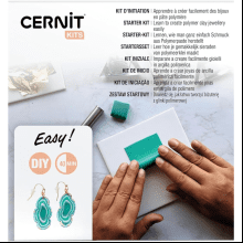 Полимерная глина "Cernit. Starter kit, jewellery", набор