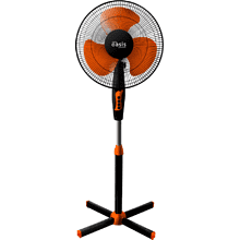 Электровентилятор напольный Оasis "VF-40PSB", черный, оранжевый, -10%