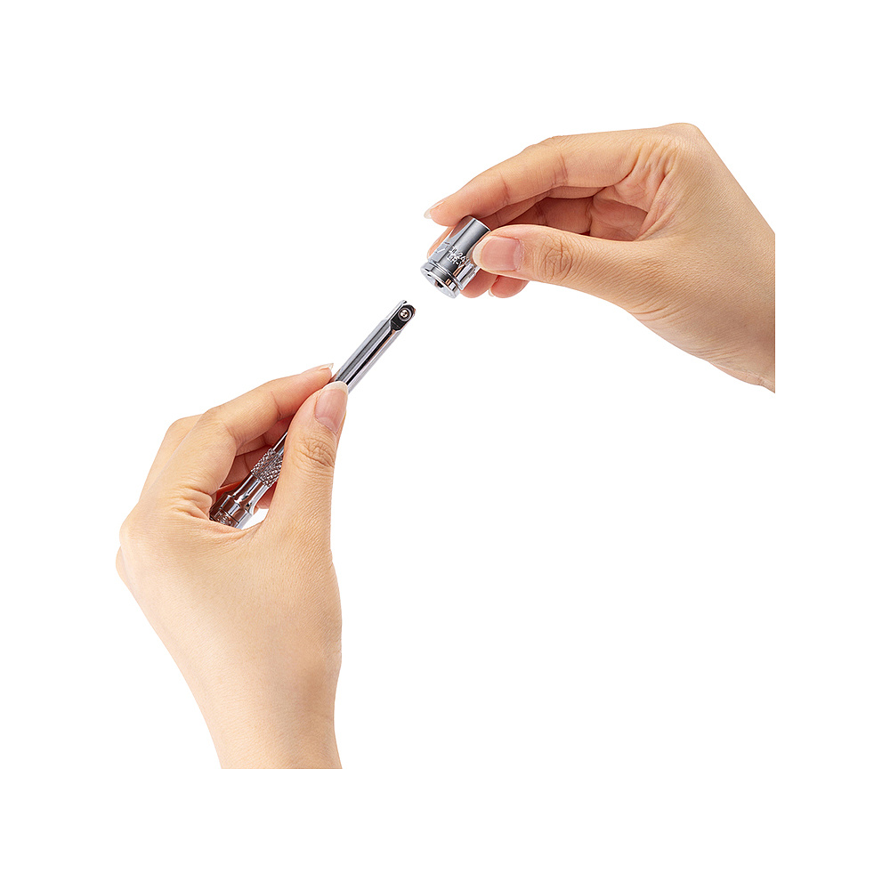 Набор торцевых ключей "Deli" EDL0012T,12 предметов, 5-14 мм, желтый, серебристый - 5