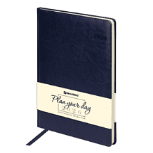 Ежедневник датированный "Imperial" на 2026 год, А4, 336 страницы, синий 