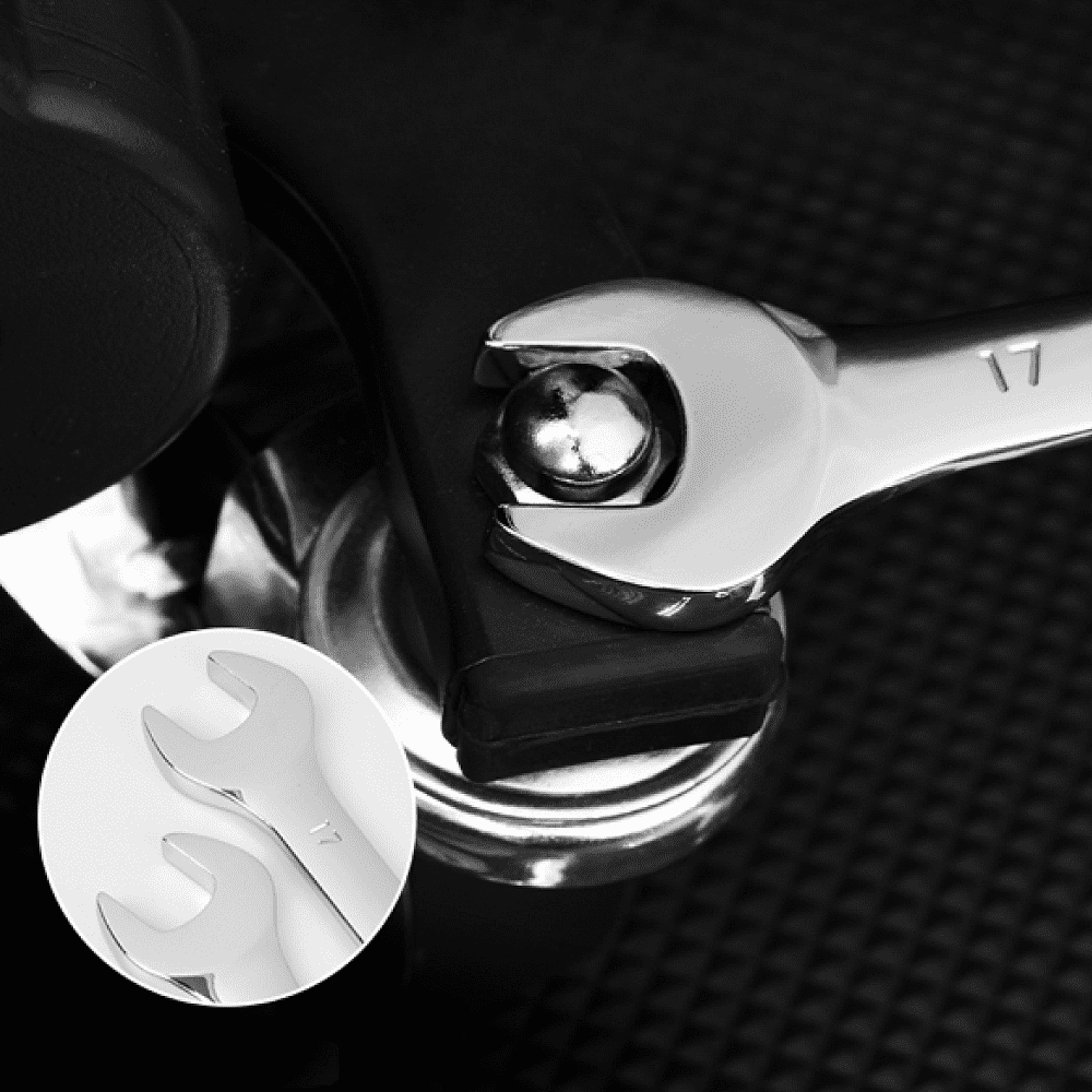 Ключ комбинированный Deli YS EDL34127, 27 мм, с трещоткой, 72 зуба - 3