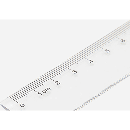 Линейка "Deli 6250", 50 см, прозрачный - 2