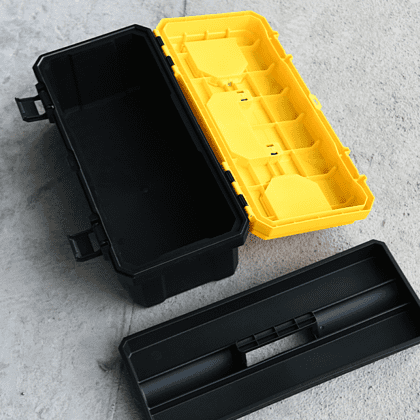 Ящик для инструмента Deli "EDL432620", 455x220x190 мм, пластмасса, с секциями - 5