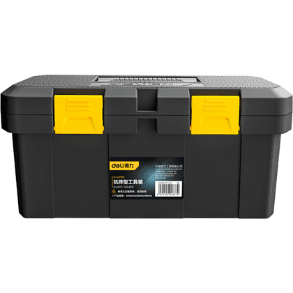 Ящик для инструмента Deli "DL432918", 425х230х195 мм, пластмасса