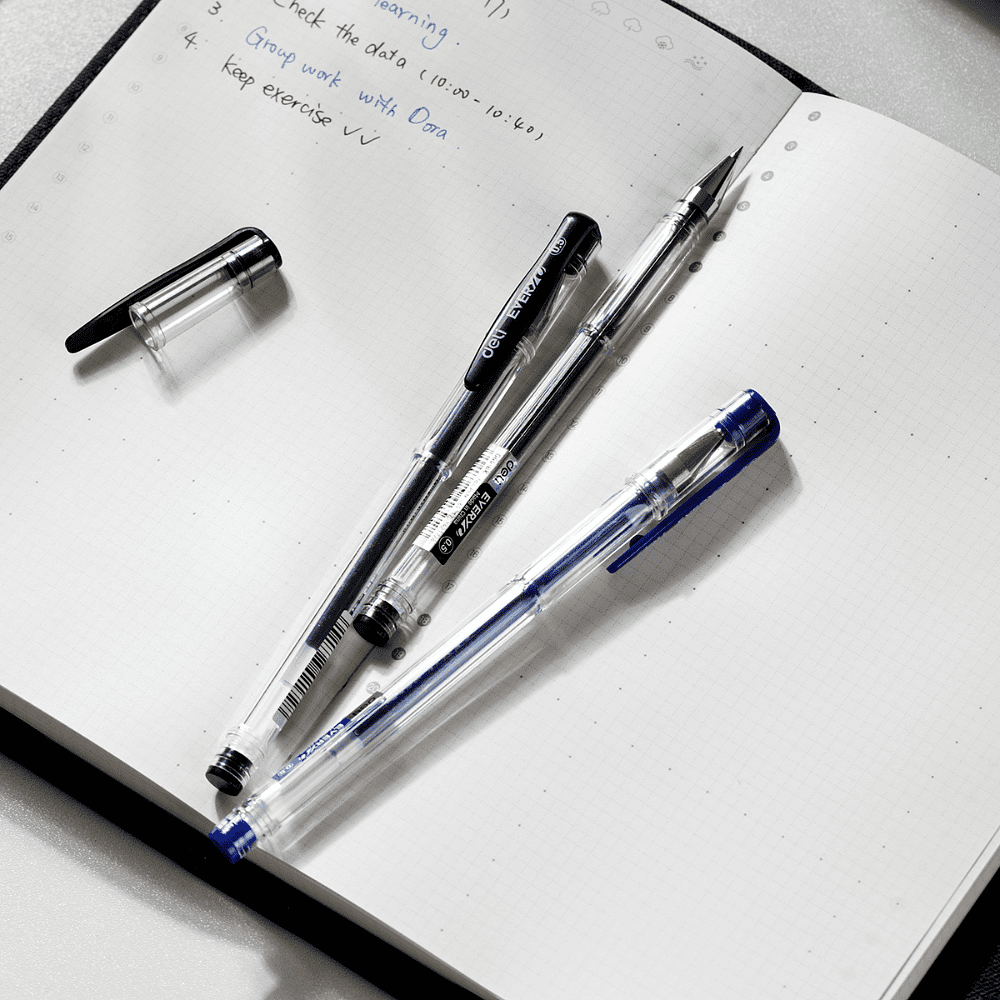 Ручка гелевая "Every", 0.5 мм, прозрачный - 6