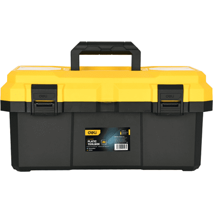 Ящик для инструмента Deli "EDL432618", 400х210х190 мм, пластмасса