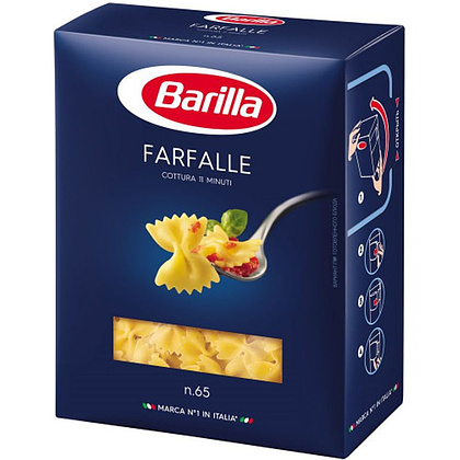 Макаронные изделия "Barilla" фарфалле, 400 г