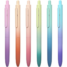 Ручка шариковая автоматическая "Space Up Aurora", 0,7 мм, пластик, оранжевый, стерж. синий