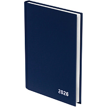 Ежедневник датированный A5 "Бумвинил BG" 2026, синий