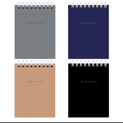 Блокнот "Minimal Classic", А7, 40 листов, клетка, ассорти