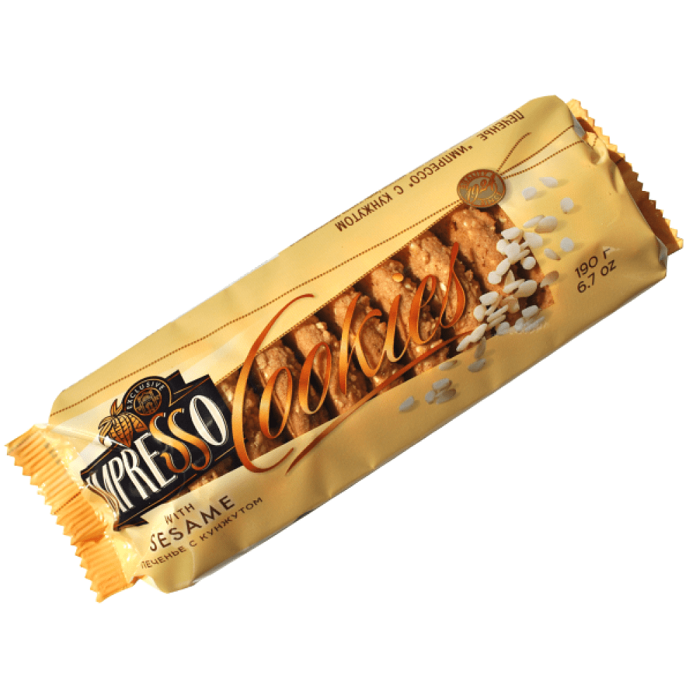Печенье "Impresso", 190 г, с кунжутом