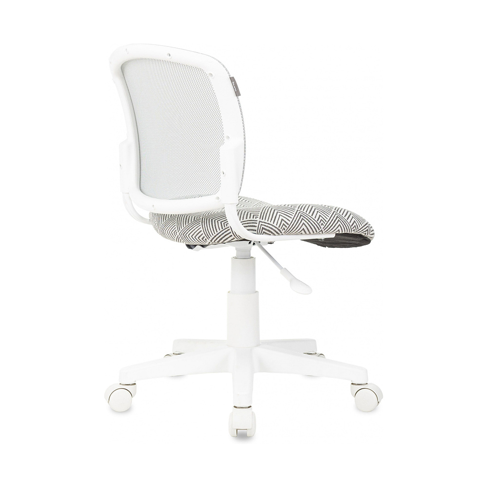 Кресло детское Бюрократ CH-W296NX, сетка/ткань, светло-серый - 4