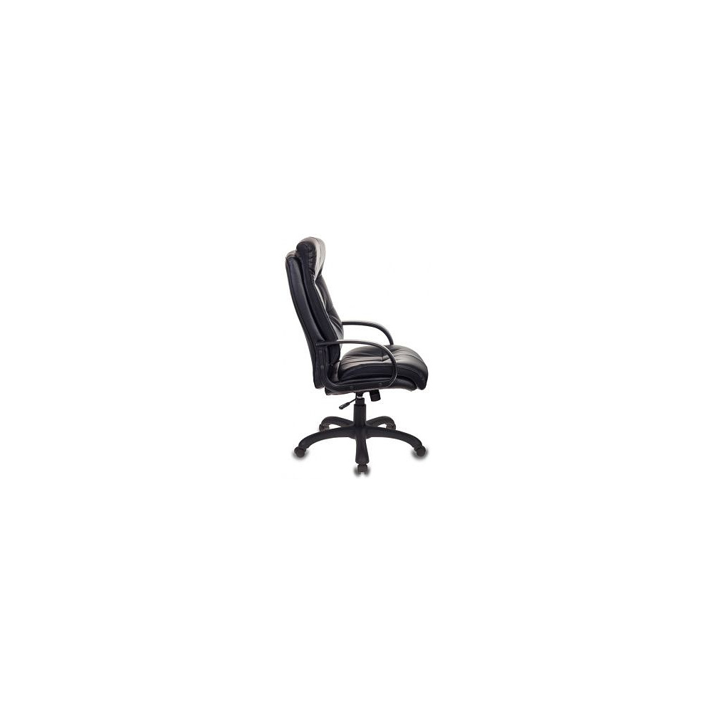 Кресло для руководителя "Бюрократ CH-824B", кожзам, пластик, черный - 3