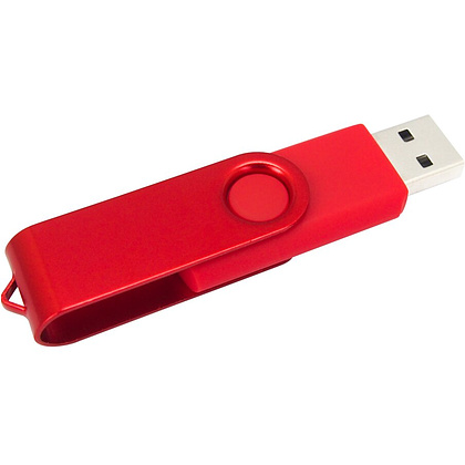 USB Flash накопитель 2.0 16 Gb VDF-008 СС, пластик, металл, красный