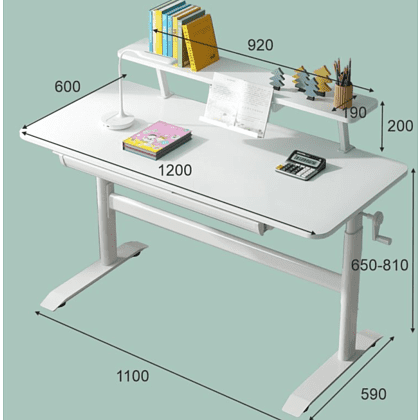 Стол детский регулируемый EVERPROF "Kids table 2", белый - 2