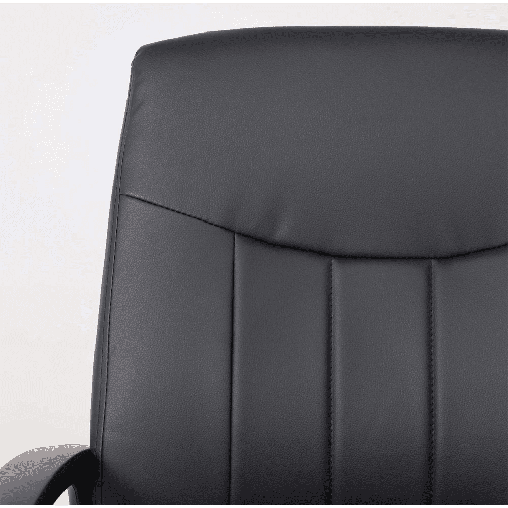 Компьютерное кресло "POLO", экокожа, пластик, черный - 8