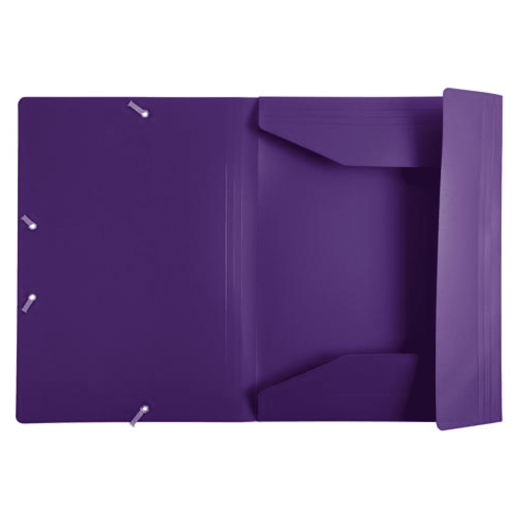 Папка на резинках "Exacompta", A4, 15 мм, полипропилен, фиолетовый - 2