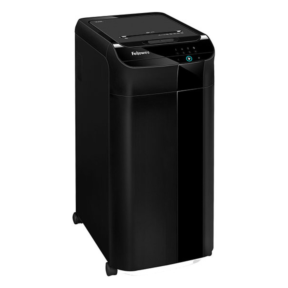 Уничтожитель Fellowes AutoMax 350C, автоподача, DIN P-4, 4х38мм, 350 листов, 68 литров, Smart Lock  - 3