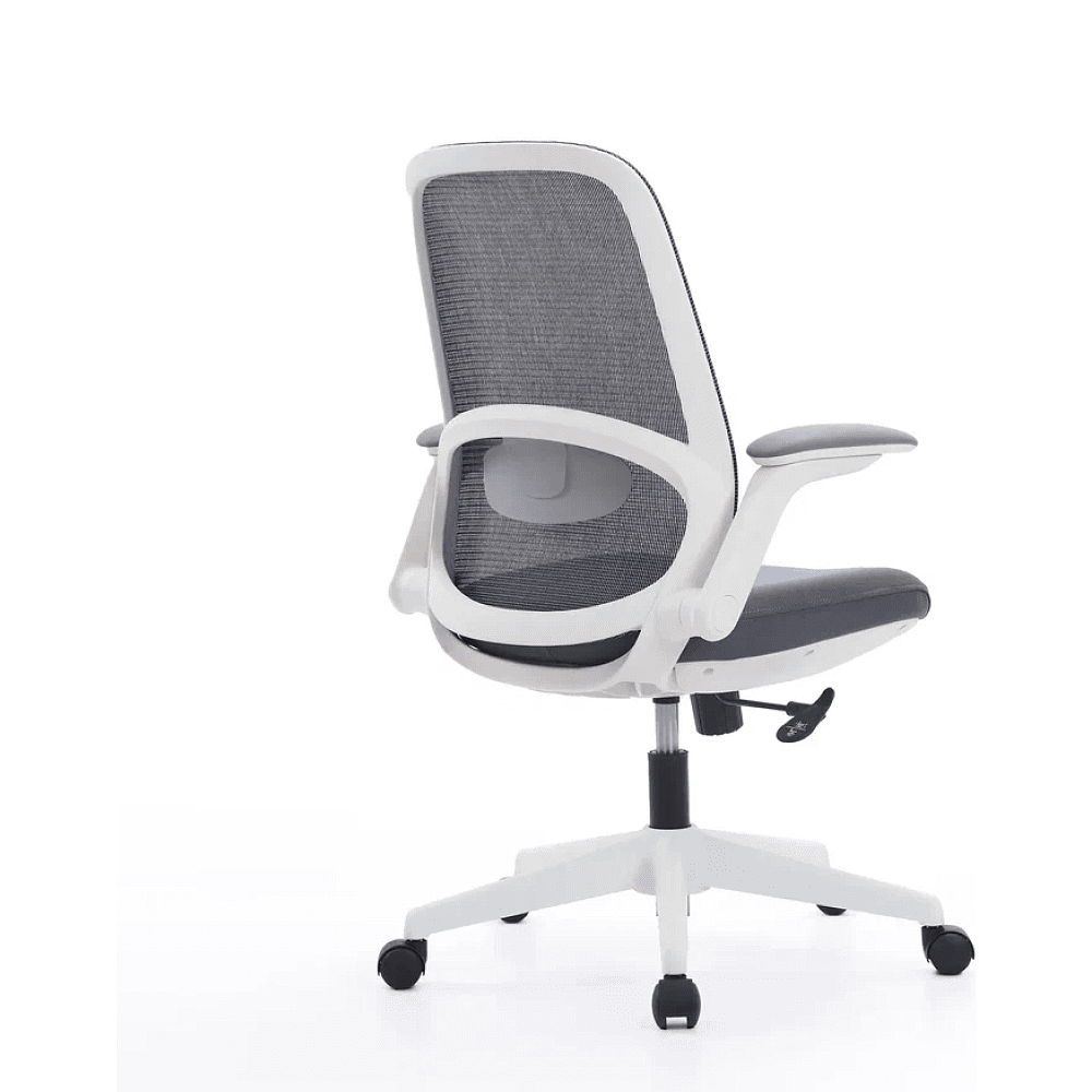 Кресло для персонала SitZone "CH-537B-BS", ткань, пластик, серый, белый - 4