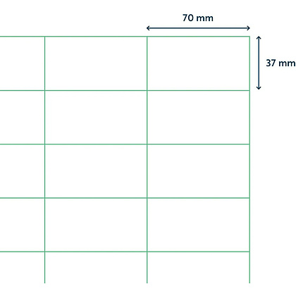 Самоклеящиеся этикетки универсальные "Rillprint", 70x37 мм, 100 листов, 24 шт, белый - 3