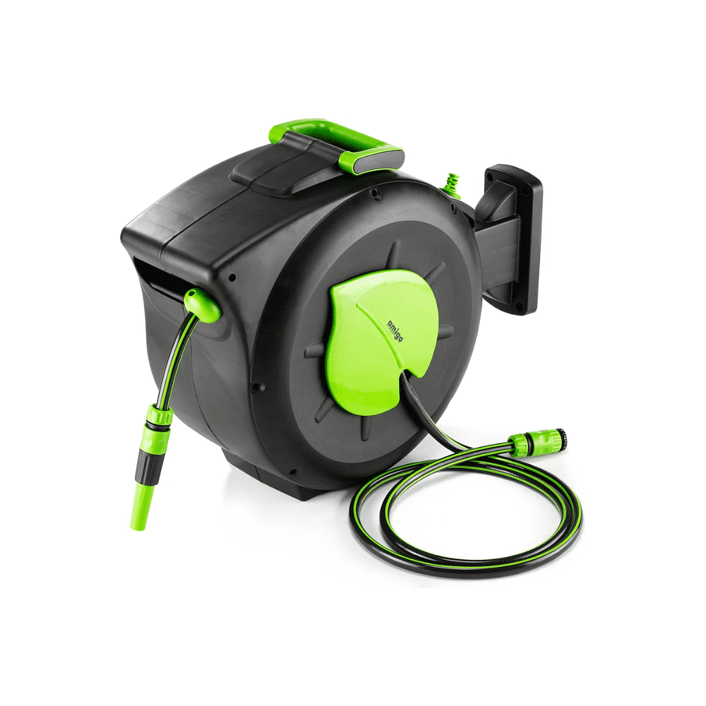 Шланг поливочный Amigo Grande 79668, на катушке, с коннектором, 1/2", 30 м