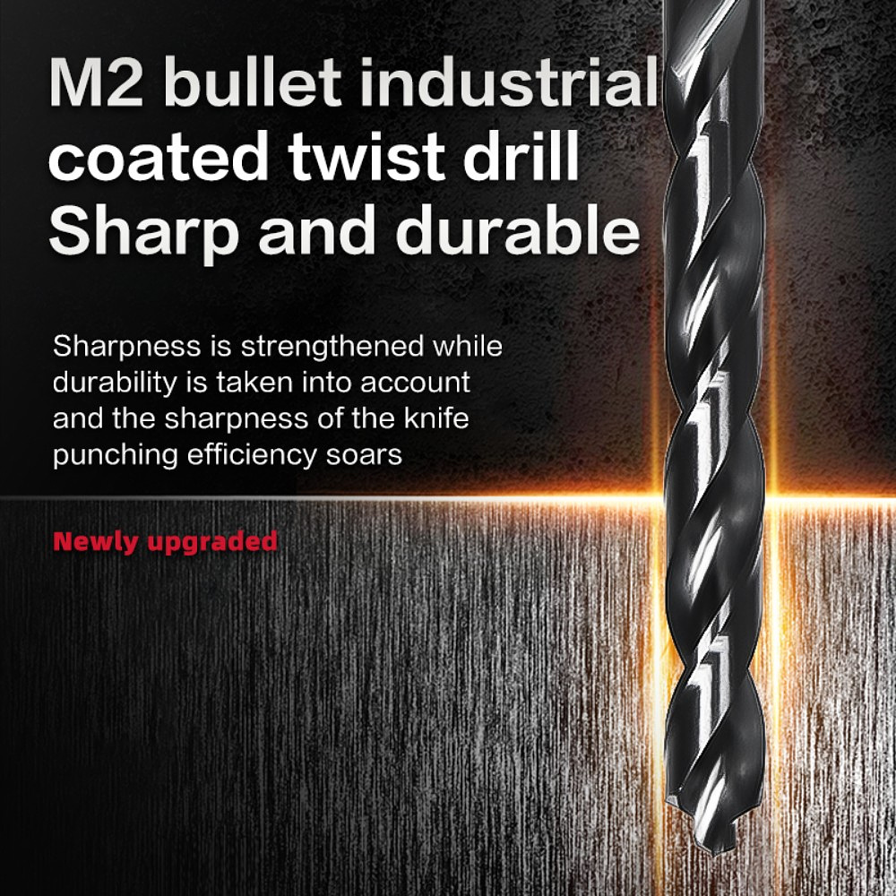 Сверло по металлу Deli RS EDH-MHZ065-E4, 6.5 мм, DIN 338, HSS-TiN - 6