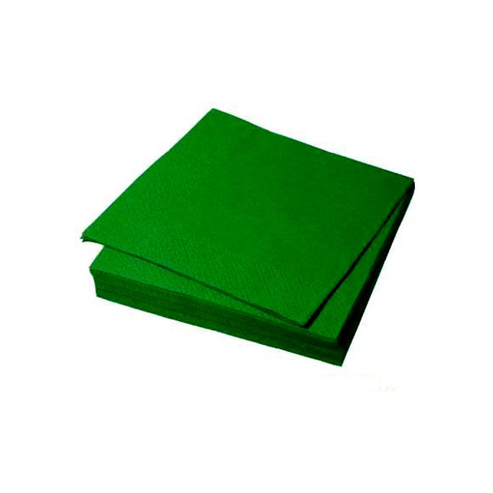Салфетки бумажные "Бик-пак", 300 шт, 33x33 см, зеленый