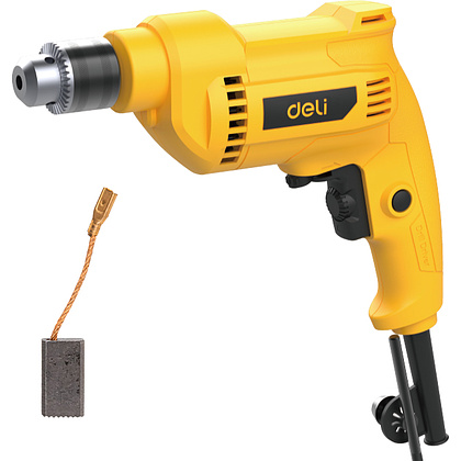 Дрель Deli YS EDL-DZ10-E3 500 Вт, 3300 об/мин, 1 скорость
