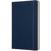 Блокнот "Classic Large", А5, 120 листов, точка, синий сапфир
