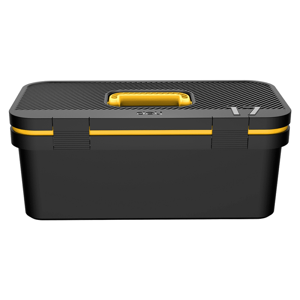 Ящик для инструмента Deli "DL432819", 675х485х428 мм (19"), пластмасса