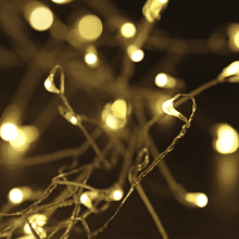 Гирлянда электрическая LED "Нить", 4 м, тепло-белый