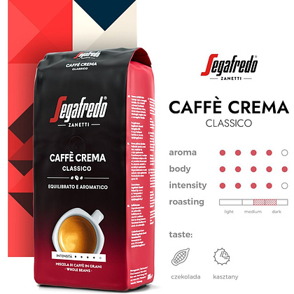 Кофе "Segafredo" Crema Classico, зерновой, 1000 г - 3