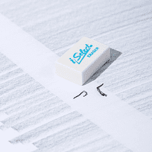 Ластик "iSelect", белый