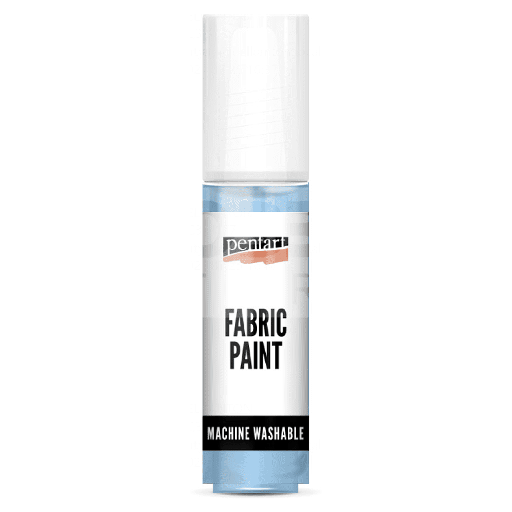 Краски для текстиля "Pentart Fabric paint", светло-голубой, банка