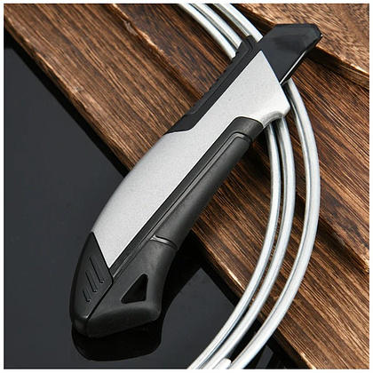 Нож универсальный "Deli DL4256", 18 мм, усиленный - 4