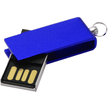 USB Flash 2.0 16 Gb VDM-055, пластик, метал, синий 