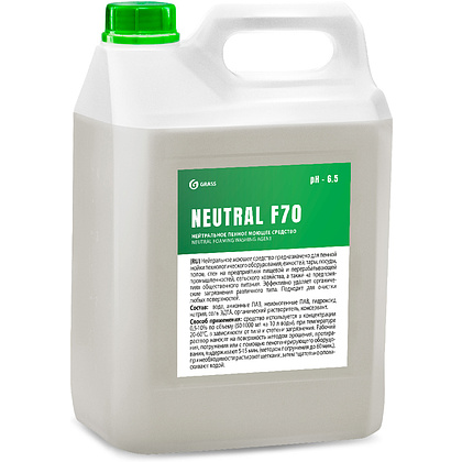 Средство моющее нейтральное пенное "Neutral F70", 5 л